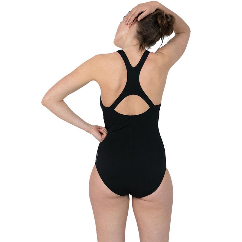 Speedo - Essential Endurance Plus Kickback Swimsuit - Black