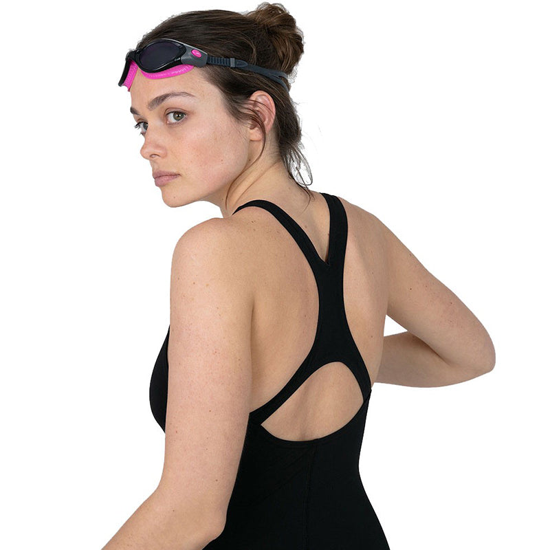 Speedo - Essential Endurance Plus Kickback Swimsuit - Black