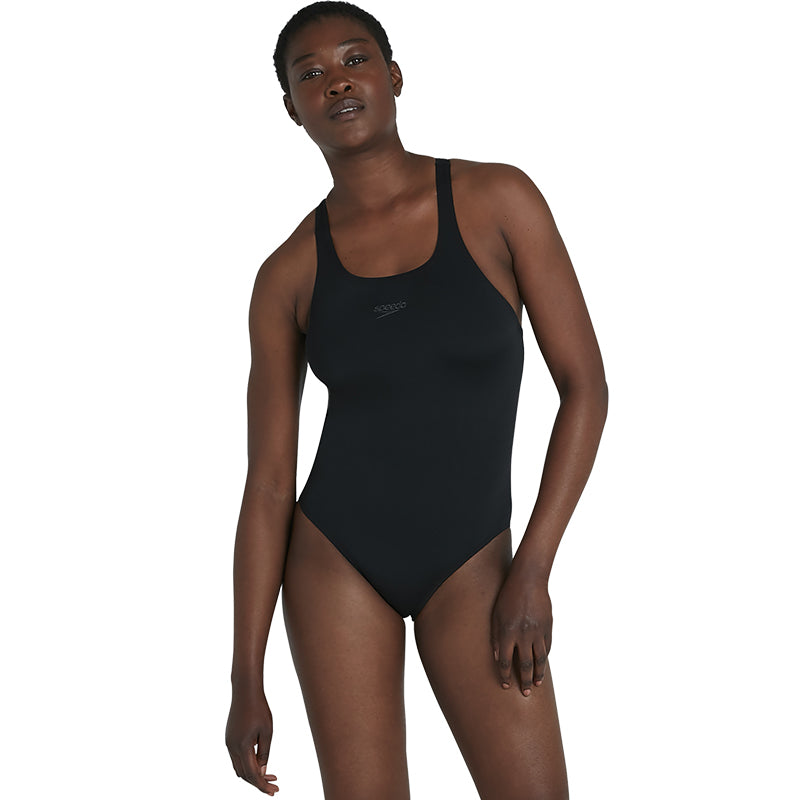 Speedo - Essential Endurance Plus Medalist Swimsuit - Black