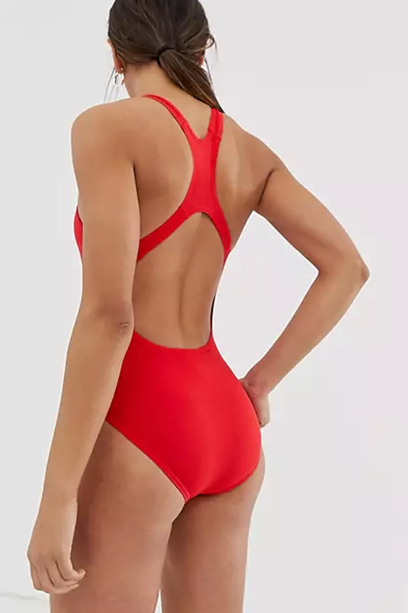 Speedo - Essential Endurance Plus Medalist Swimsuit - Red