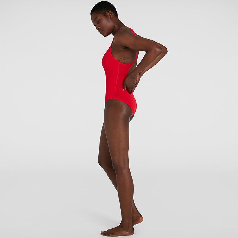 Speedo - Essential Endurance Plus Medalist Swimsuit - Red