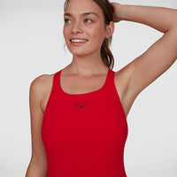 Speedo - Essential Endurance Plus Medalist Swimsuit - Red