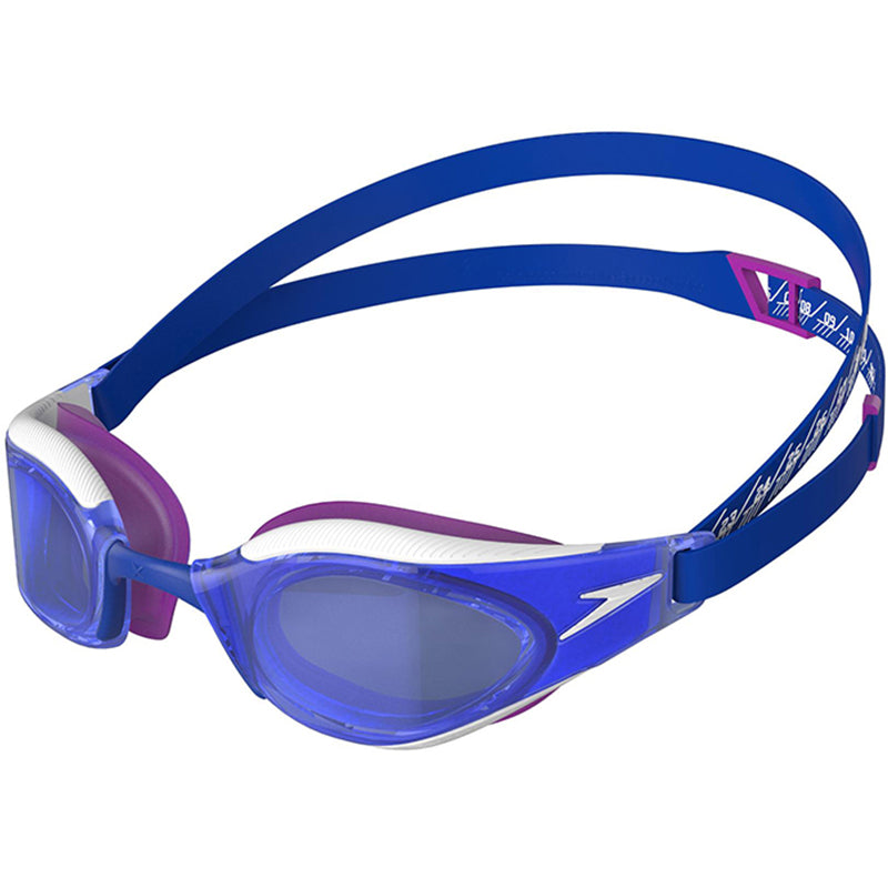 Speedo - Fastskin Hyper Elite Adult Goggles - Blue/Pink/White