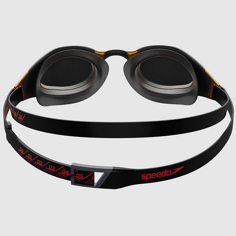 Speedo - Fastskin Hyper Elite Mirror Adult Goggles - Black/Gold