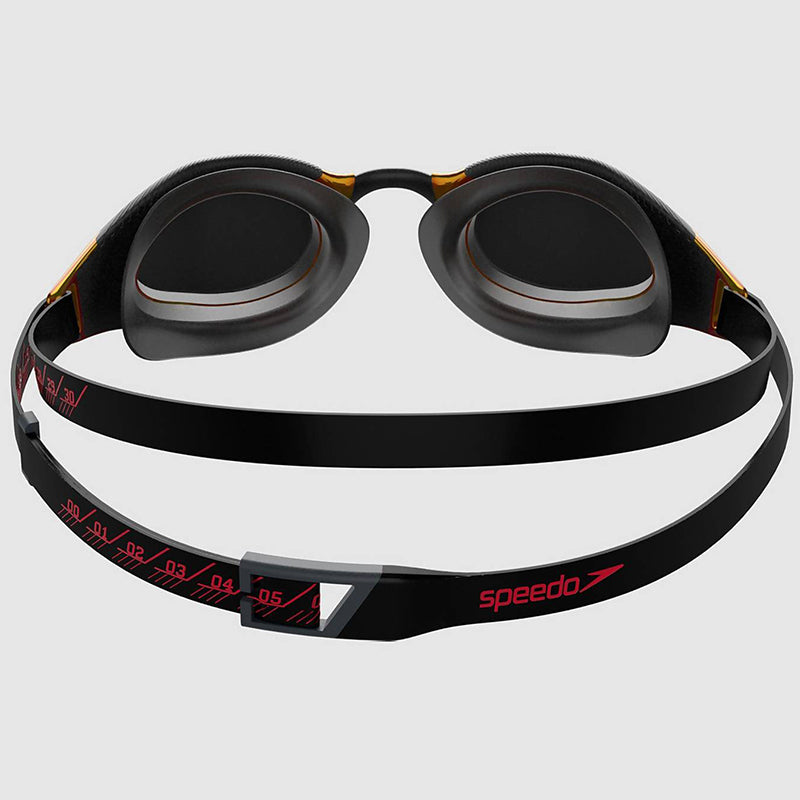 Speedo - Fastskin Hyper Elite Mirror Adult Goggles - Black/Gold