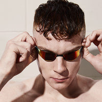 Speedo - Fastskin Hyper Elite Mirror Adult Goggles - Black/Gold