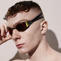 Speedo - Fastskin Hyper Elite Mirror Adult Goggles - Black/Gold