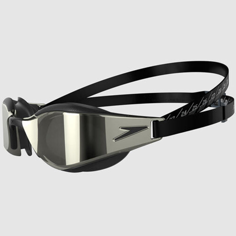 Speedo - Fastskin Hyper Elite Mirror Adult Goggles - Black/Silver