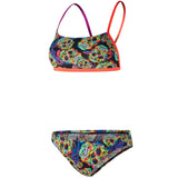 Speedo - Flipturns Crossback Two Piece Swimsuit - Black/Red