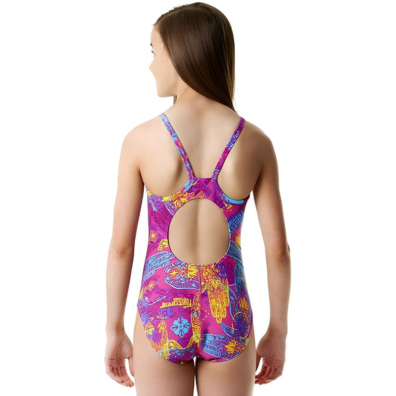 Speedo - Bollywood Allover Pink Girls Swimsuit