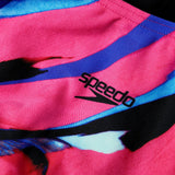 Speedo - Girls Digital Placement Splashback Swimsuit - Black/Pink