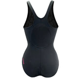 Speedo - Graphic Panel Muscleback Ladies Swimsuit - Black