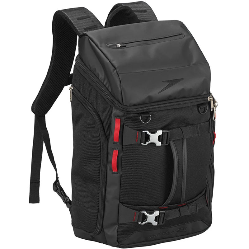 Speedo - Hard Deck Mess Backpack - Black/Black