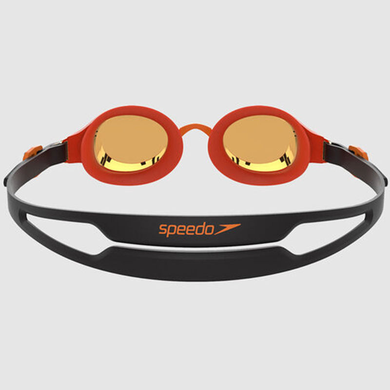 Speedo - Hydropure Mirror Junior Goggles - Black/Mango/Gold