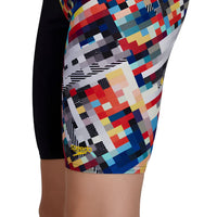 Speedo - Junior GlitchCode Jammer - Black/Blue/Orange/Red
