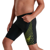 Speedo - Junior's Medley Logo Jammers - Black/Green