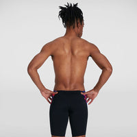 Speedo - Mens Allover Digital V-Cut Jammer - Black/Red