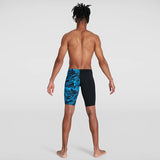 Speedo - Men's Allover V-Cut Jammer - Black/Blue