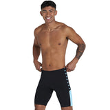 Speedo - Mens Boom Logo Splice Jammer - Black/Light Blue