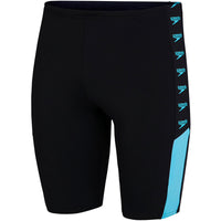 Speedo - Mens Boom Logo Splice Jammer - Black/Light Blue