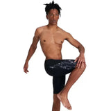 Speedo - Mens Eco Allover V-Cut Jammer - Black/Grey