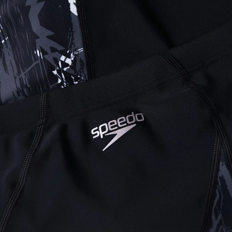 Speedo - Mens Eco Allover V-Cut Jammer - Black/Grey