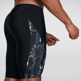 Speedo - Mens Eco Allover V-Cut Jammer - Black/Grey