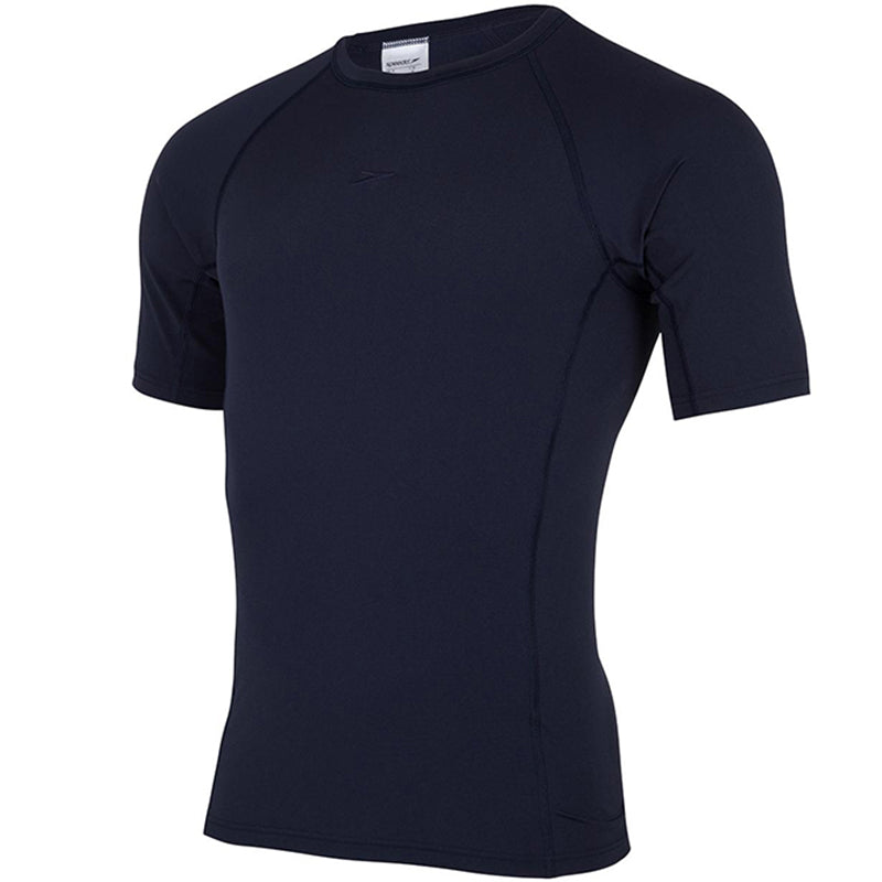 Speedo - Mens Short Sleeve Rash Top - Navy