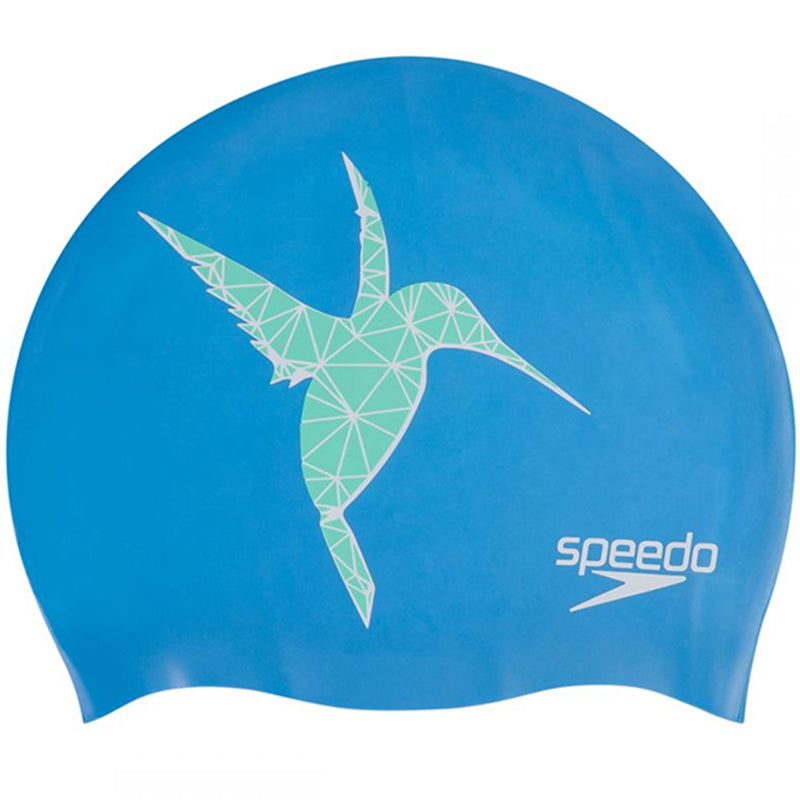 Speedo - Reversible Silicone Cap Junior Swim Hat - Blue/Blue