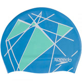 Speedo - Reversible Silicone Cap Junior Swim Hat - Blue/Blue