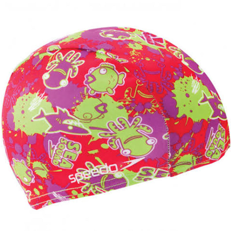 Speedo - Sea Squad Polyester Cap Swim Hat - Pink/Purple