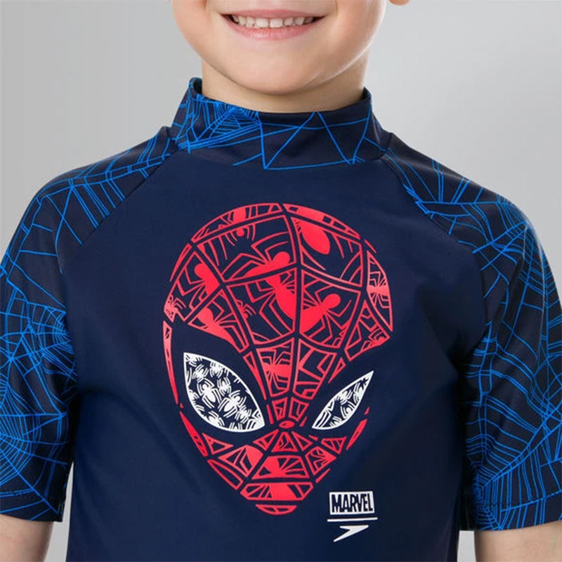 Speedo - Spider Man Short Sleeve Rash Top