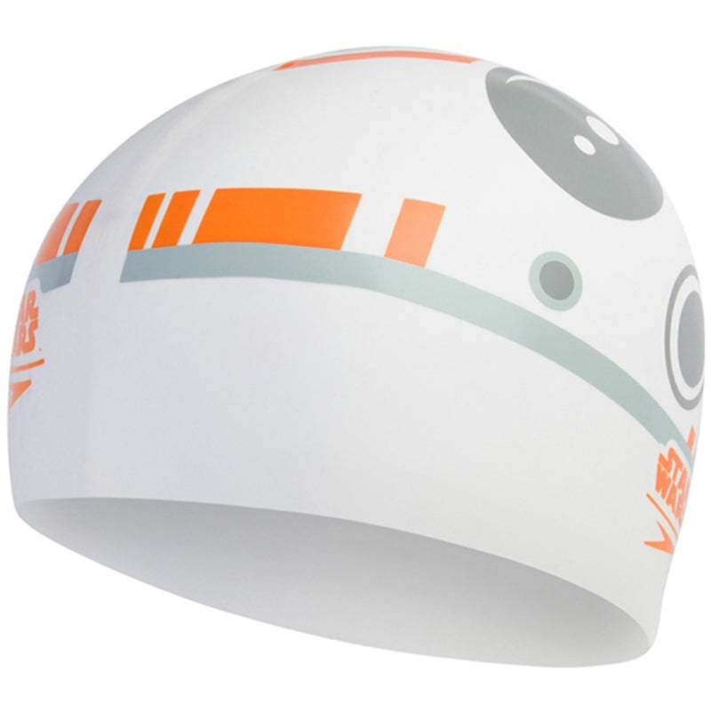 Speedo - Star Wars Junior Cap BB-8 Slogan Swim Hat - Grey/White