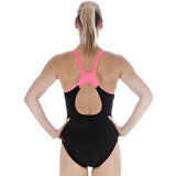 Speedo - Superiority Muscle Back Swimsuit - Black/Pink - Aqua Swim Supplies