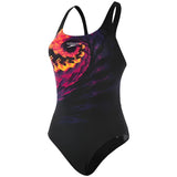 Speedo -  SwirlyWave Placement Powerback Competition Swimsuit