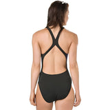 Speedo -  SwirlyWave Placement Powerback Competition Swimsuit