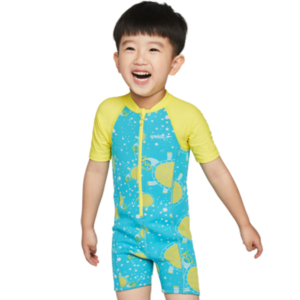 Speedo Tommy Turtle Infant Wetsuit Yellow Blue Aqua Swim Supplies