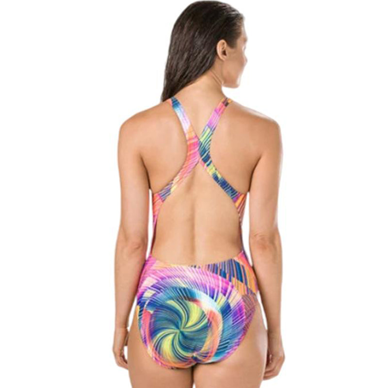Speedo -  Waltzer Whirl Placement Digital Powerback Competition Swimsuit