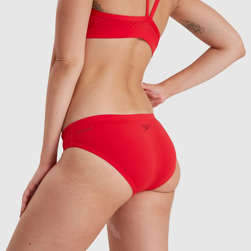 Speedo - Women's Eco Endurance+ Thinstrap Bikini 2Piece - Red