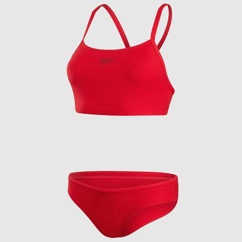 Speedo - Women's Eco Endurance+ Thinstrap Bikini 2Piece - Red