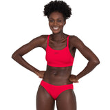 Speedo - Womens Essential Endurance Plus Thinstrap Bikini - Red
