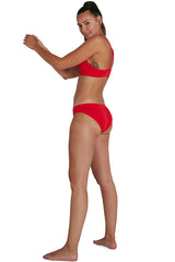 Speedo - Womens Essential Endurance Plus Thinstrap Bikini - Red