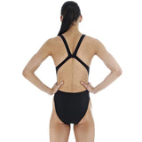 Speedo - Women's Synthetic Leaderback Swimsuit - Black