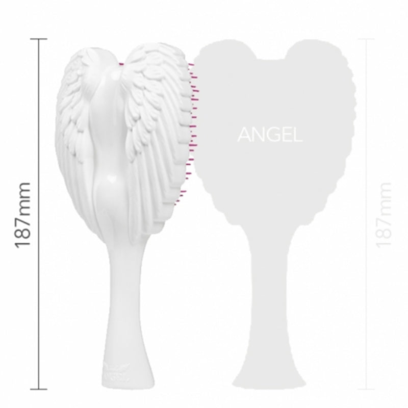 Tangle Angel Essentials - Hair Brush White / Fuchsia