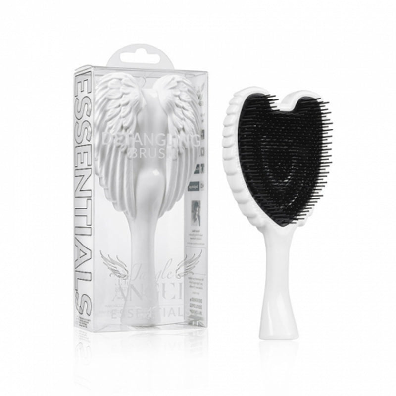 Tangle Angel Essentials - Hair Brush White / black
