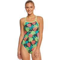The Finals Funnies - Blossom Foil Wingback Swimsuit