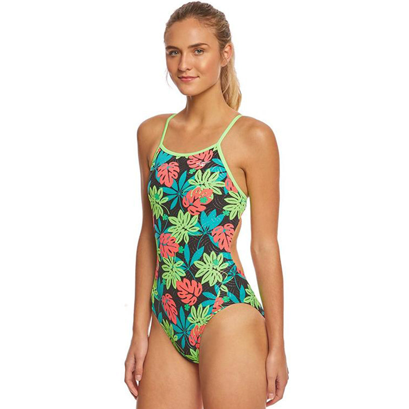 The Finals Funnies - Blossom Foil Wingback Swimsuit