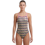 The Finals Funnies - Eye Candy Foil Wingback Swimsuit