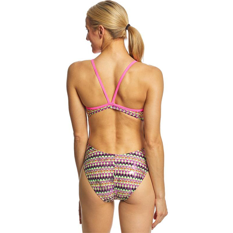 The Finals Funnies - Eye Candy Foil Wingback Swimsuit