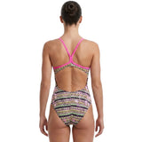 The Finals Funnies - Eye Candy Foil Wingback Swimsuit